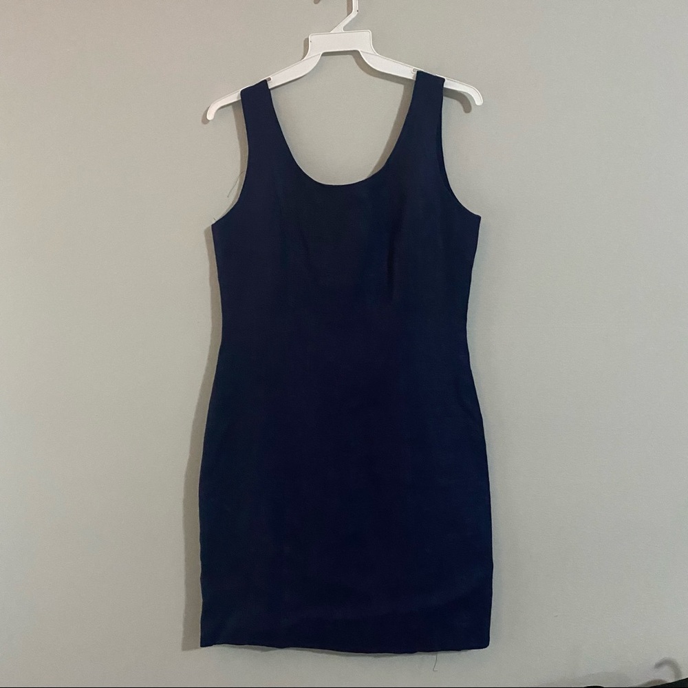 Navy form Fitting Dress
